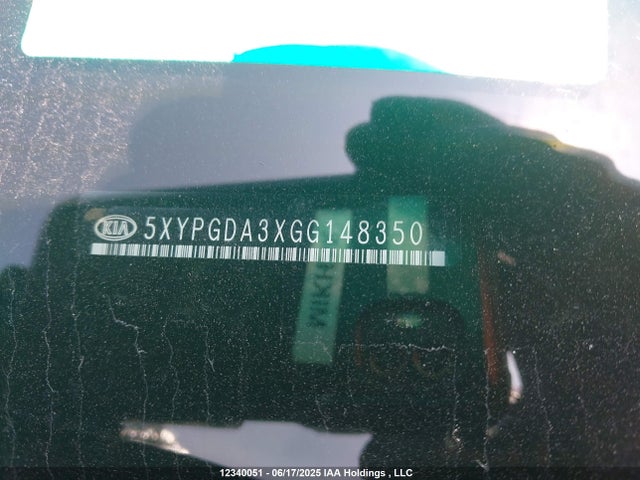 5XYPGDA3XGG148350 KIA dohc gdi theta ii