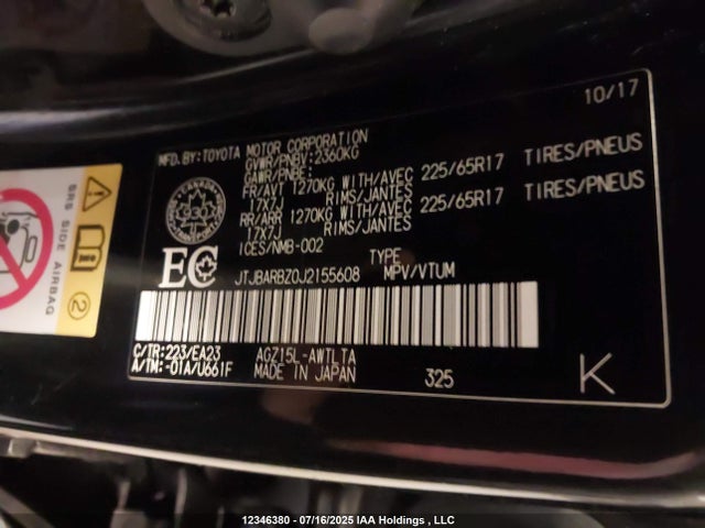 Lexus 8ar-fts 2018 JTJBARBZ0J2155608 Image 9