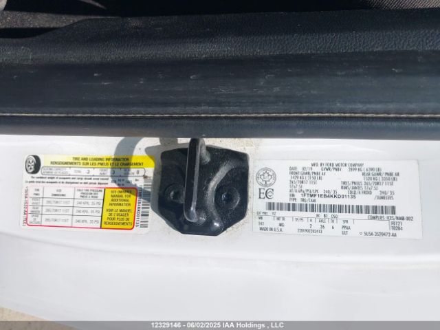 1FTMF1EB4KKD01135 Ford 3.3l tivct