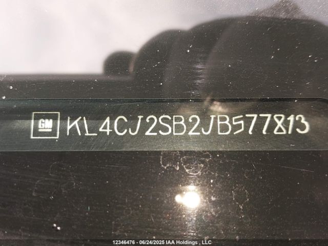 KL4CJ2SB2JB577813 Buick luv: mfi, variable valve timing, alum, e85 max