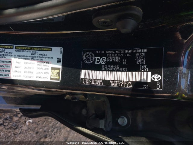 Toyota 2zr-fae 2020 5YFBPRBE9LP146425 Image 17