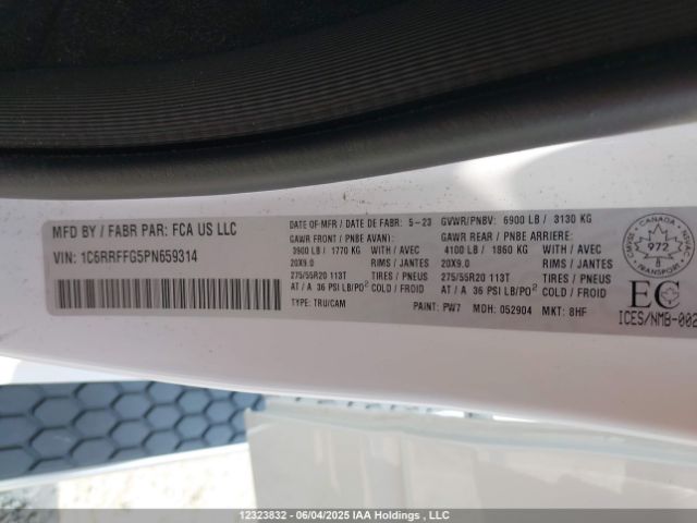 1C6RRFFG5PN659314 RAM 1500