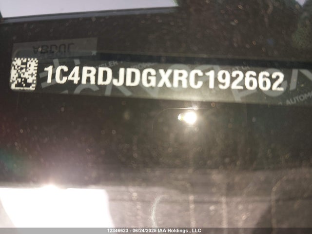 1C4RDJDGXRC192662 Dodge Durango