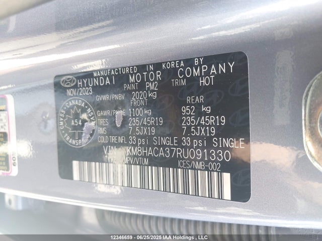 KM8HACA37RU091330 Hyundai t-gdi gamma ii