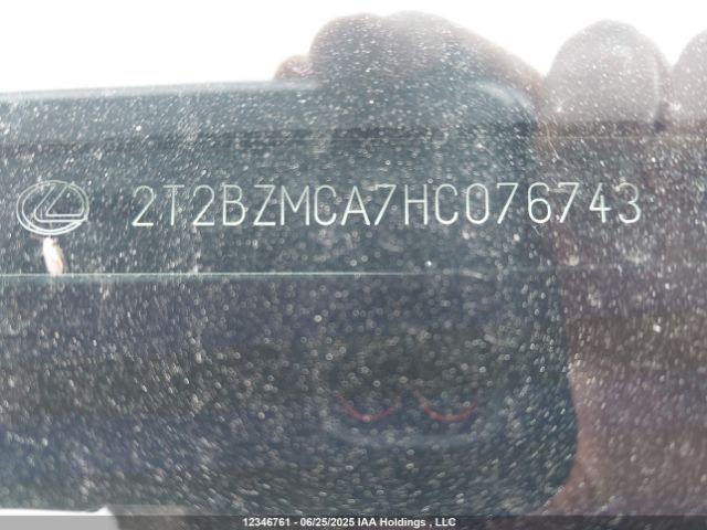 2T2BZMCA7HC076743 Lexus RX