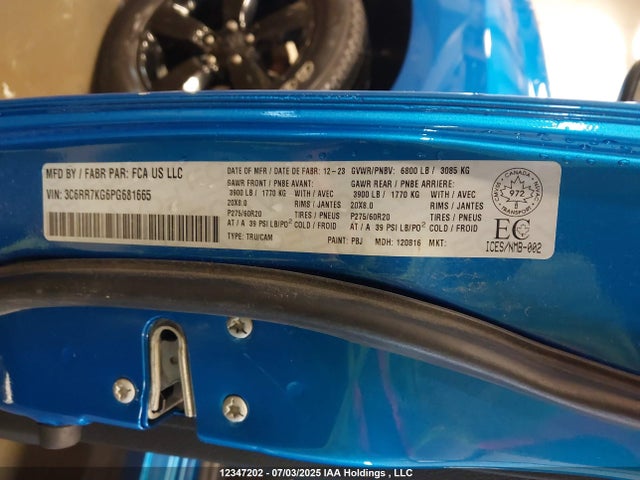 RAM 2023 2023 3C6RR7KG6PG681665 Image 17