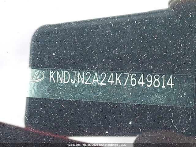 KNDJN2A24K7649814 KIA g gdi