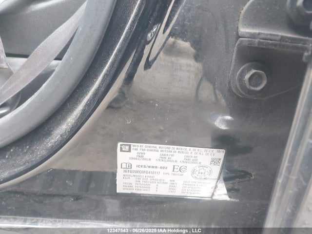 3GTU2UEC6FG410117 GMC l83 - vvt, active fuel management, aluminum