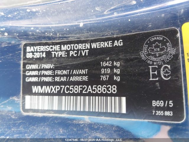 WMWXP7C58F2A58638 Mini 2015