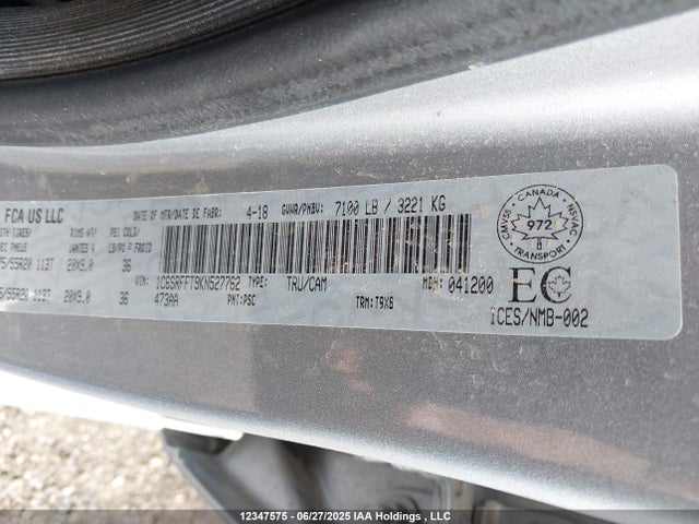 RAM 1500 2019 1C6SRFFT9KN527762 Image 9