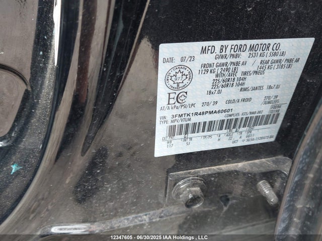 3FMTK1R48PMA60601 Ford 2023