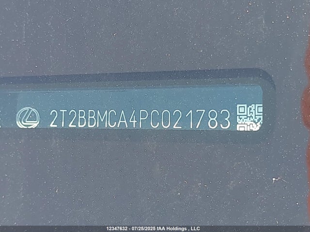 2T2BBMCA4PC021783 Lexus a25a-fxs, 5nm+4nm