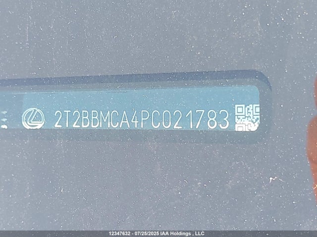 2T2BBMCA4PC021783 Lexus a25a-fxs, 5nm+4nm