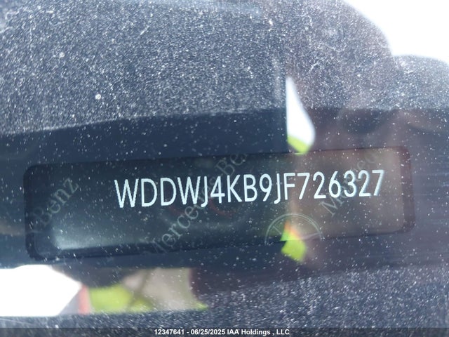 WDDWJ4KB9JF726327 Mercedes-Benz m274