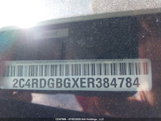 2C4RDGBGXER384784 Dodge Grand Caravan