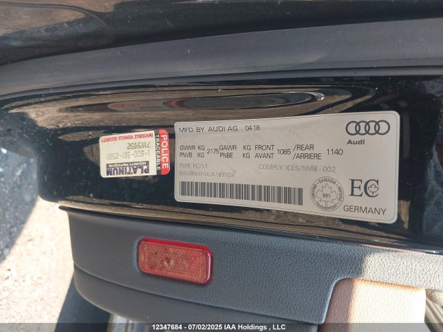 Audi A4 2018 WAUBNAF4XJA183703 Image 18