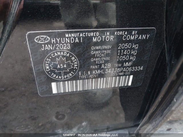 KMHL34JJ8PA063334 Hyundai gdi nu pe