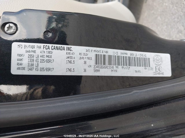 2C4RDGBG0GR219149 Dodge Grand Caravan