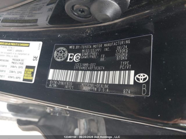 5YFB4MDE4RP183674 Toyota m20a-fks