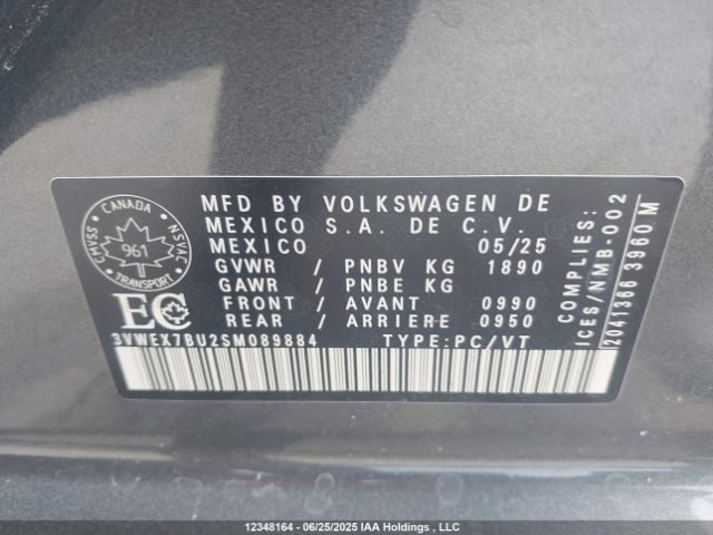 3VWEX7BU2SM089884 Volkswagen tsi