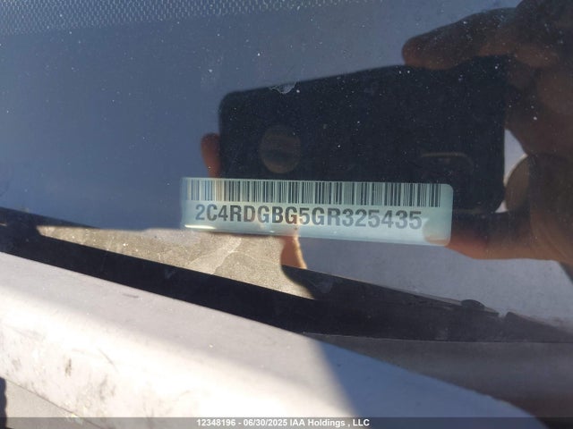 2C4RDGBG5GR325435 Dodge 2016