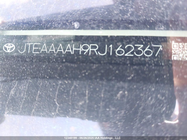 JTEAAAAH9RJ162367 Toyota a25a-fxs