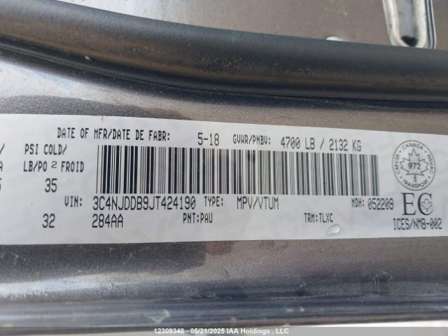 3C4NJDDB9JT424190 Jeep 2018