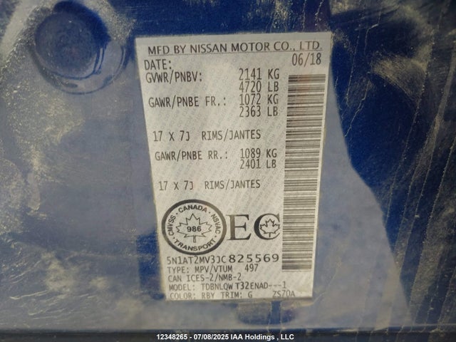 Nissan Rogue 2018 5N1AT2MV3JC825569 Image 19