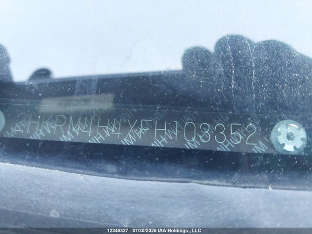2HKRM4H4XFH103352 Honda k24w9
