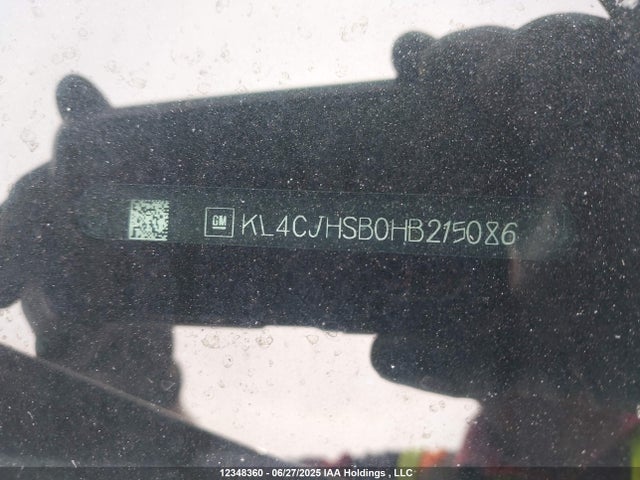 KL4CJHSB0HB215086 Buick luv mfi, vvt: variable valve timing, alum, e85 max