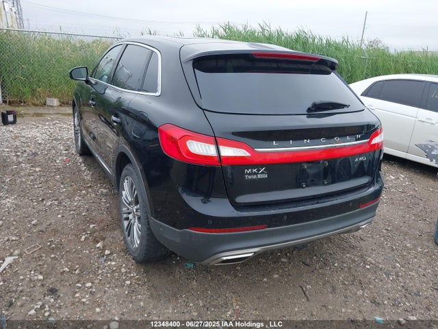 12348400 :رقم المزاد ، 2LMTJ8LR2GBL26538 vin ، 2016 Lincoln Mkx Reserve مزاد بيع