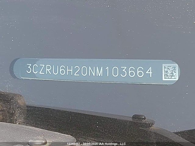 3CZRU6H20NM103664 Honda r18z9