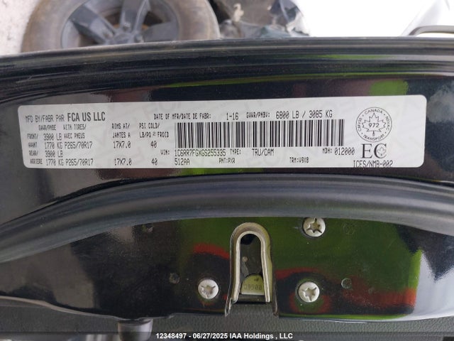 1C6RR7FGXGS255335 RAM 1500