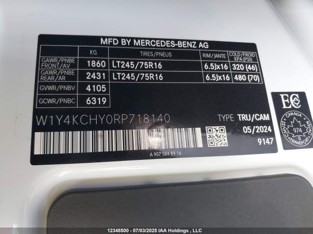 W1Y4KCHY0RP718140 Mercedes-Benz om654