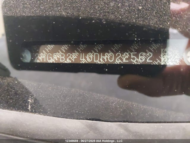 Aukcja sprzedaży 2013 Honda Civic Lx, vin: 2HGFB2F40DH022562, numer aukcji: 12348659