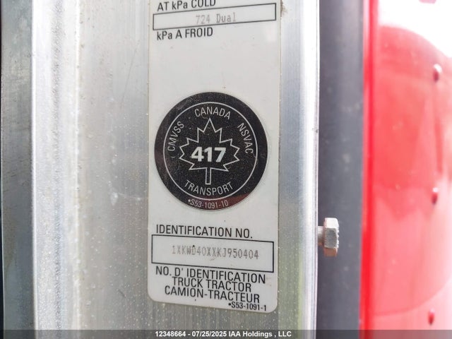 1XKWD40XXKJ950404 Kenworth Isx / X15