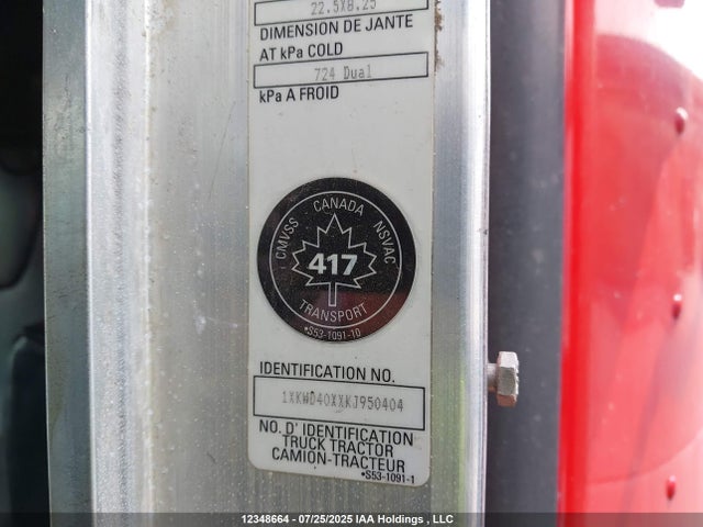 1XKWD40XXKJ950404 Kenworth Isx / X15
