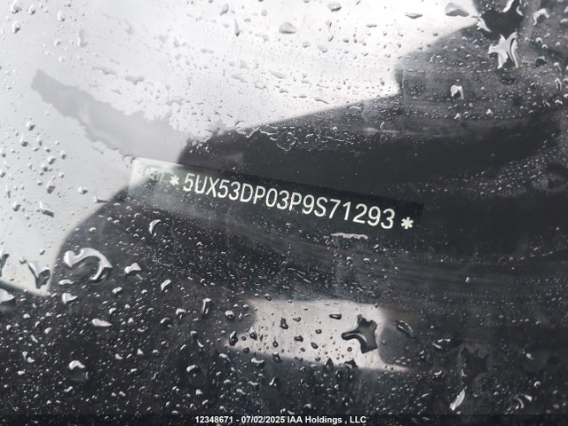 5UX53DP03P9S71293 BMW X3