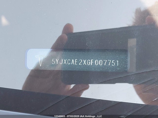 5YJXCAE2XGF007751 Tesla MODEL X