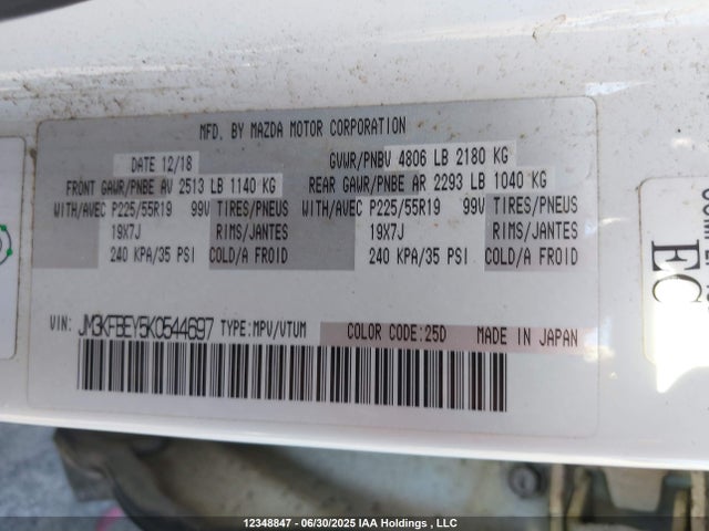 JM3KFBEY5K0544697 Mazda py turbo