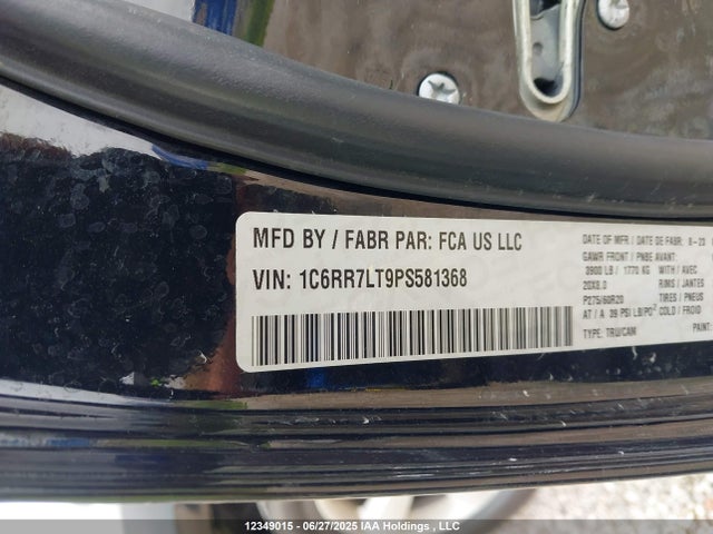 RAM 2023 2023 1C6RR7LT9PS581368 Image 9
