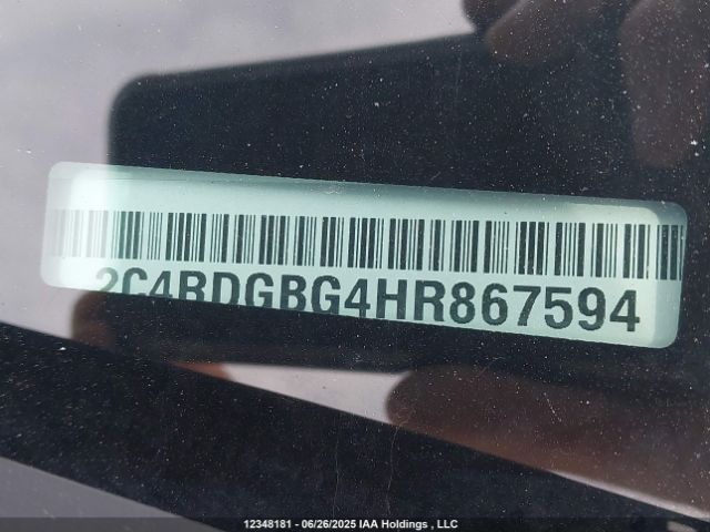 2C4RDGBG4HR867594 Dodge 2017