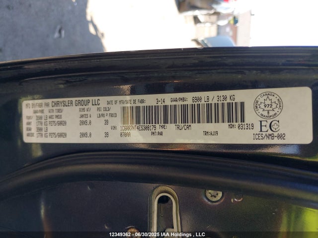 RAM 1500 2014 1C6RR7HT4ES308179 Image 9
