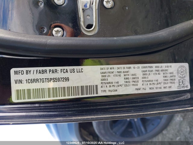 RAM 1500 2023 1C6RR7GT5PS597299 Image 9