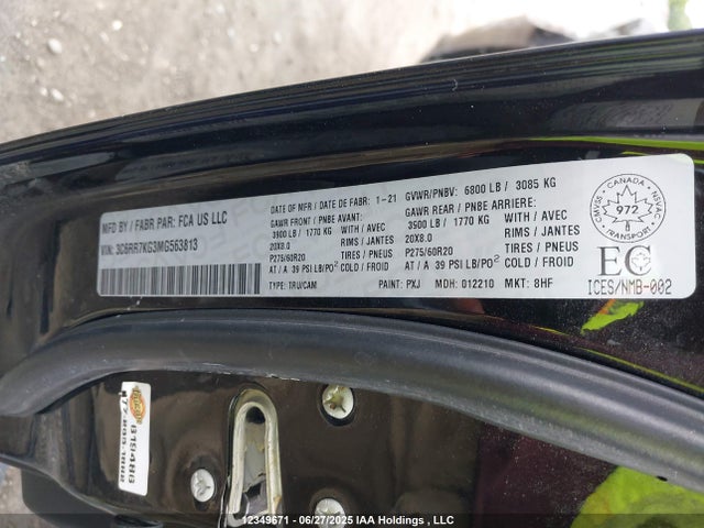 RAM 1500 2021 3C6RR7KG3MG563813 Image 9