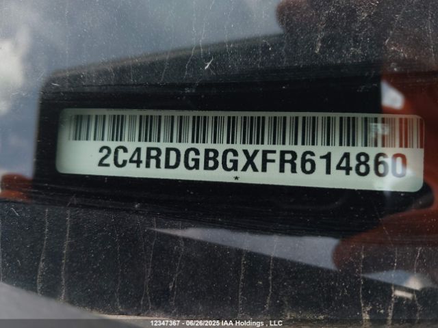 2C4RDGBGXFR614860 Dodge Grand Caravan
