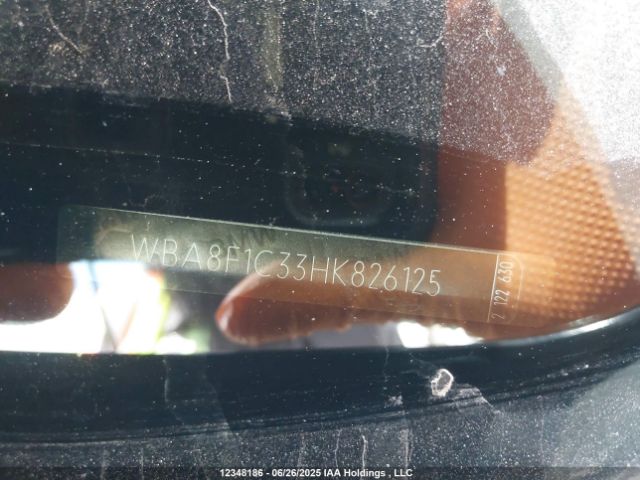 WBA8F1C33HK826125 BMW 2017