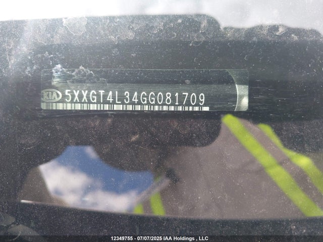 5XXGT4L34GG081709 KIA t-gdi theta ii