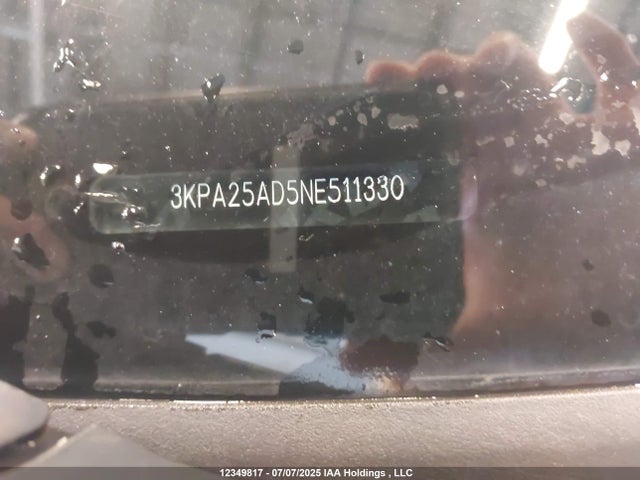 3KPA25AD5NE511330 KIA mpi gamma ii