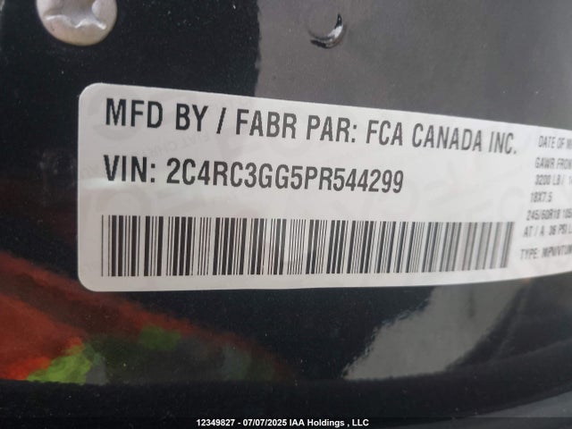 2C4RC3GG5PR544299 Chrysler 2023